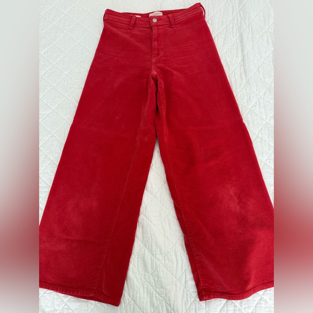 Universal Thread Red Sailor Wide-Leg Pants